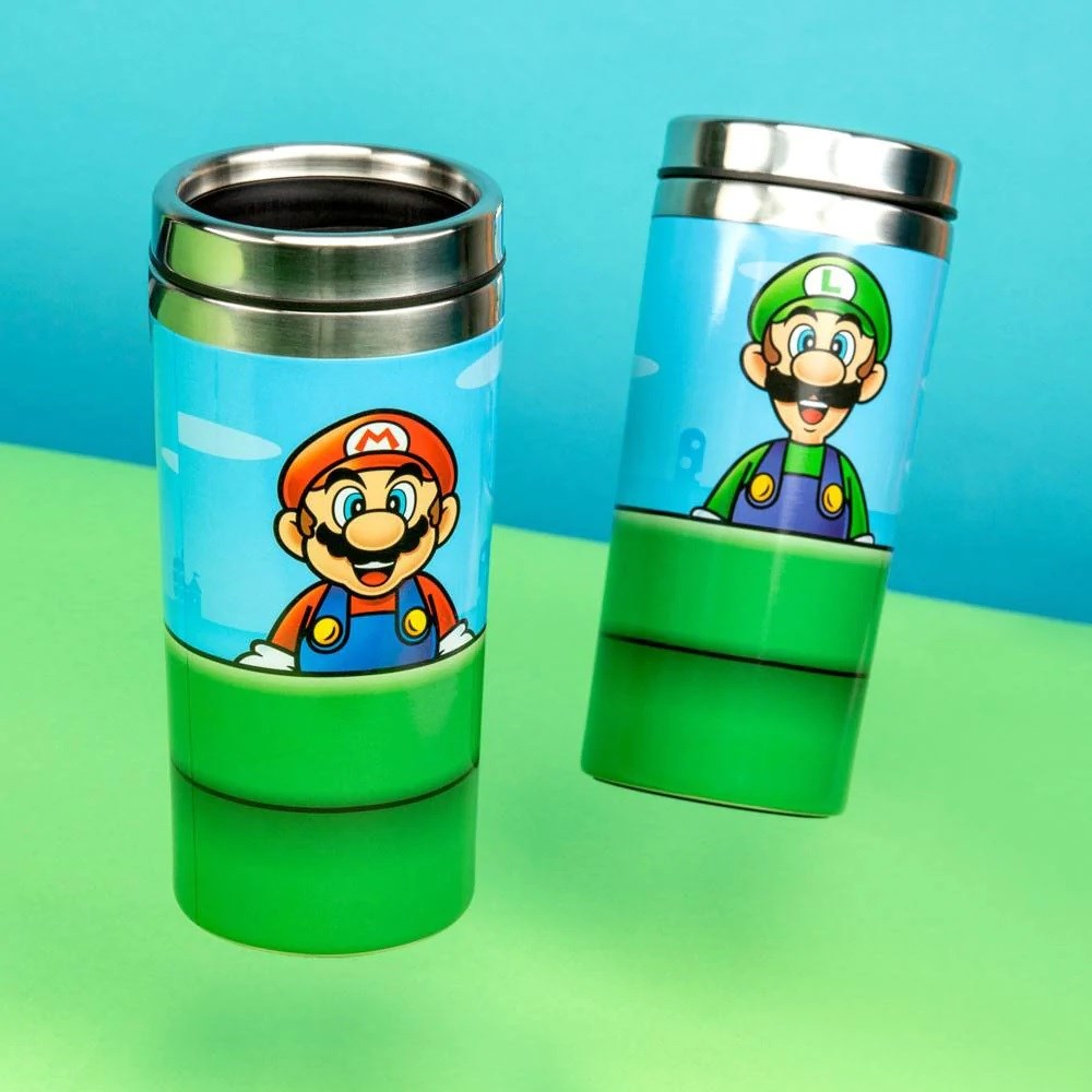 NINTENDO SUPER MARIO - TAZZA DA VIAGGIO: MARIO & LUIGI Gadget