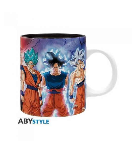 ABYSTYLE DRAGON BALL SUPER - Tazza 320 ml: "Goku transformations"
