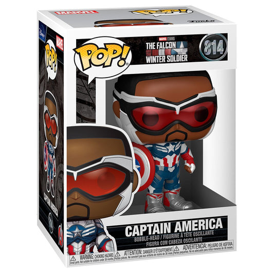 Marvel: The Falcon And The Winter Soldier - 814 Captain America 9Cm  Pop
