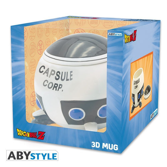 ABYSTYLE DRAGON BALL - TAZZA 3D: "CAPSULE CORP SPACESHIP" Tazza