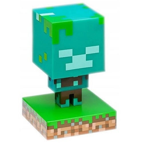 PALADONE MINECRAFT ICON DROWNED ZOMBIE LAMPADA 3D