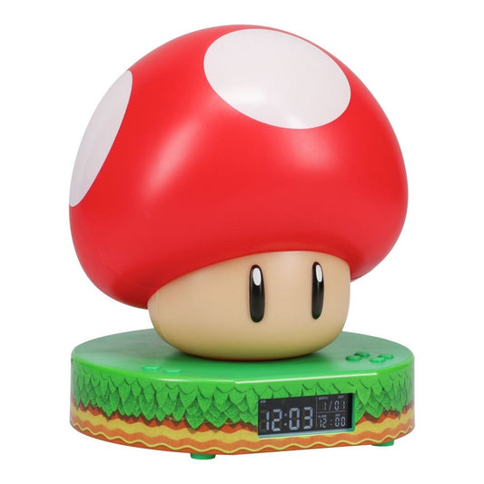 NINTENDO SUPER MARIO MUSHROOM DIGITAL ALARM CLOCK (SVEGLIA)  Gadget