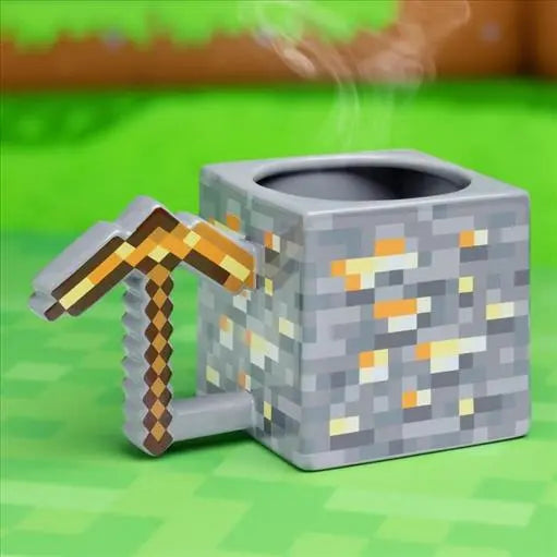 MINECRAFT - TAZZA 3D: PICKAXE GOLD   Gadget