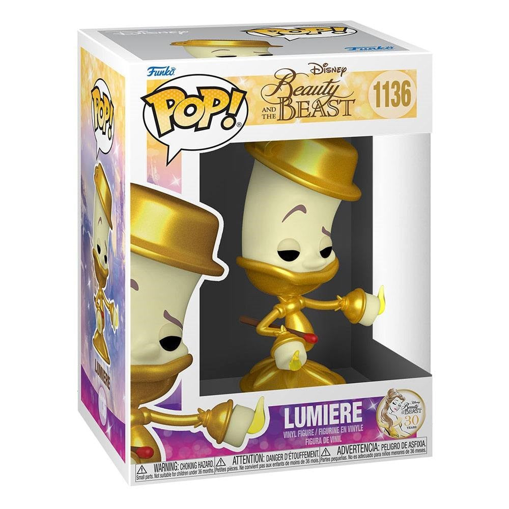 FUNKO POP DISNEY: BEAUTY & BEAST - 1136 LUMIERE 9 CM  Pop