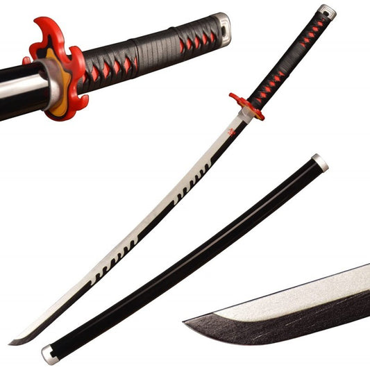 Demon Slayer  SH666D.55 - KATANA FANTASY - KATANA NERA  Katana