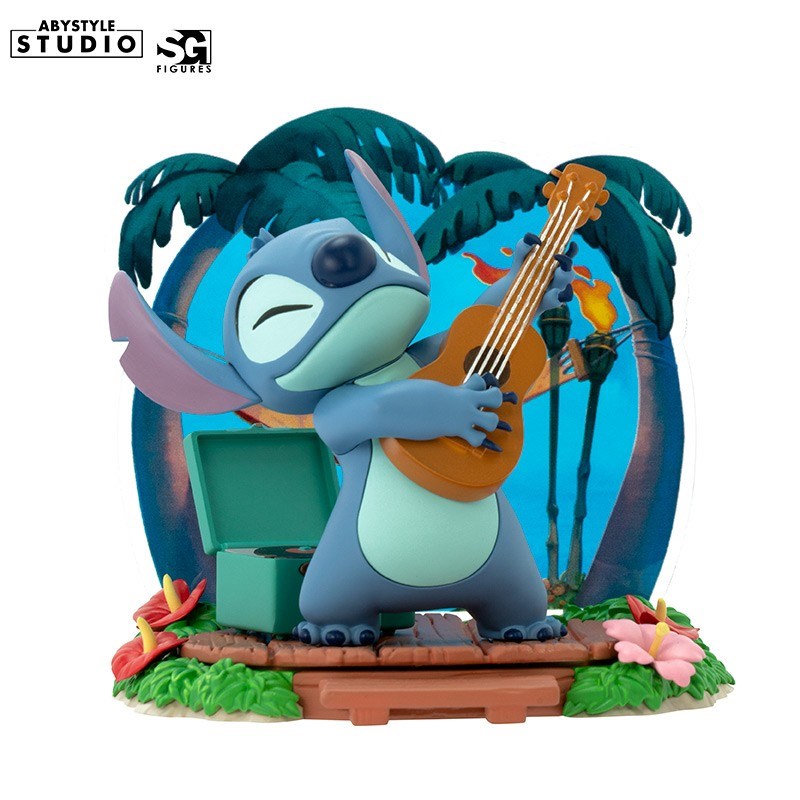 ABYSTYLE DISNEY - "STITCH GUITAR" FIGURE SFC 10 CM Statua