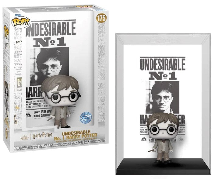 FUNKO POP COVERS: HARRY POTTER - 175 HARRY WANTED POSTER (EXCLUSIVE) Pop!