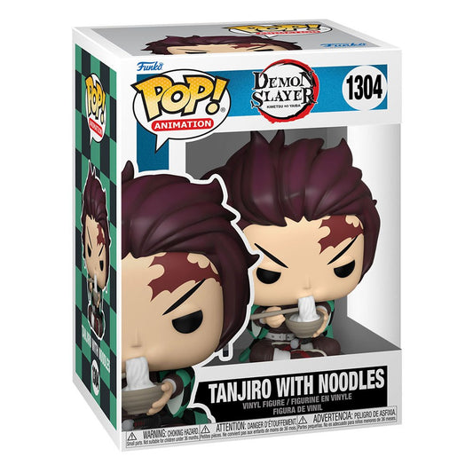 Demon Slayer - 1304 Tanjiro with Noodles 9Cm Pop