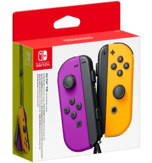Nintendo Switch Joy-Con Pair Viola/Arancio Neon Accessori