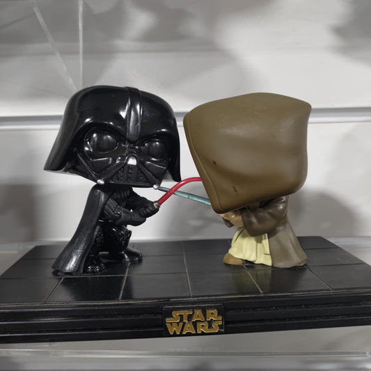 Darth Vader VS Obi Wan SENZA CARTONE  starwars Pop