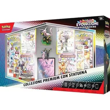 Pokémon Collezione Premium con Statuina Evoluzioni Prismatiche ITA