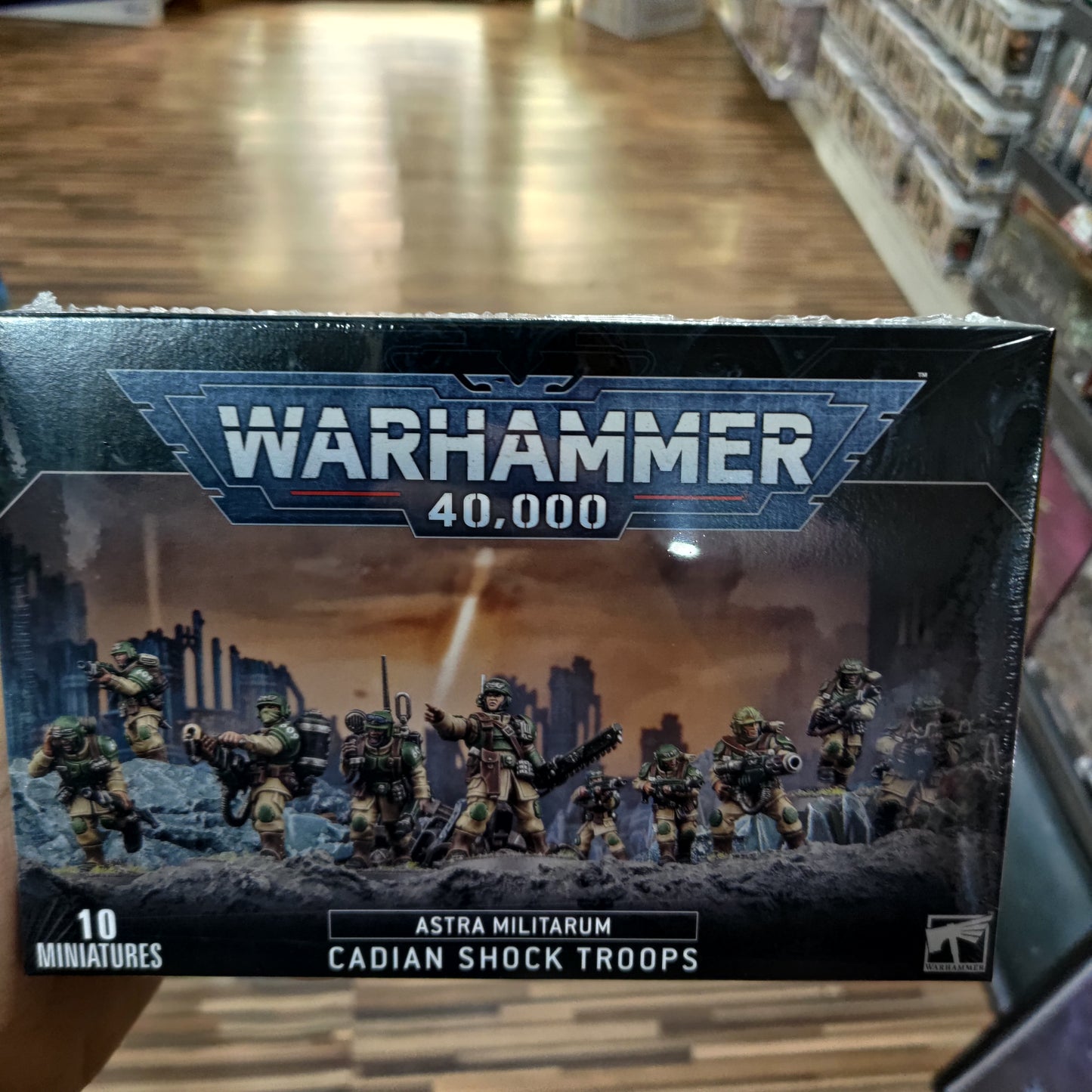 Cadian shock troops Warhammer