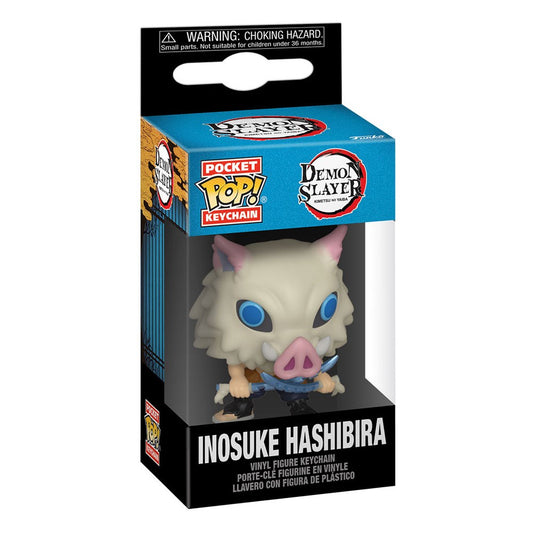 Demon Slayer - Portachiavi Inosuke Hashibira 4Cm Pop