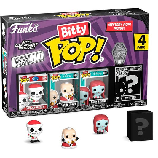 Bitty Pop! 4-Pack: The Nightmare Before Christmas - Santa Jack POP
