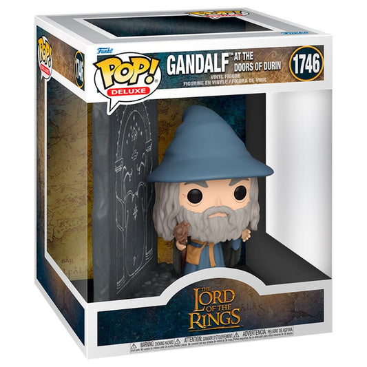 FUNKOP POP LORD OF THE RINGS - 1746 DELUXE: GANDALF WITH DOORS OF DURIN Pop!