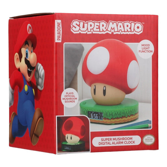 NINTENDO SUPER MARIO MUSHROOM DIGITAL ALARM CLOCK (SVEGLIA)  Gadget