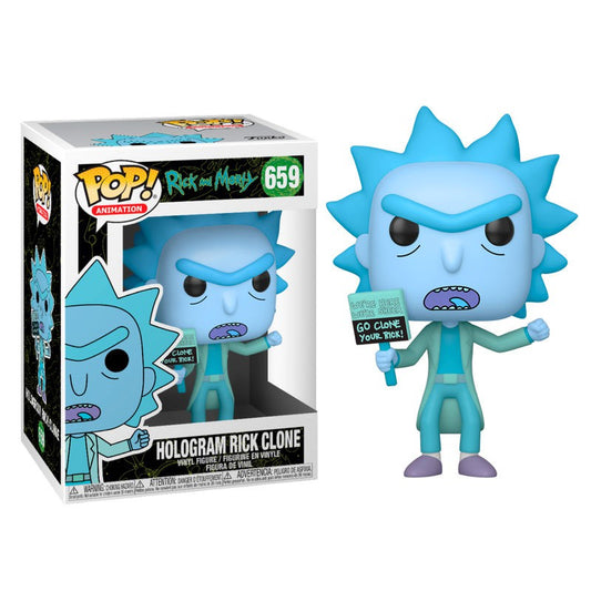 Figura POP Rick & Morty Ologramma Rick Clone Pop
