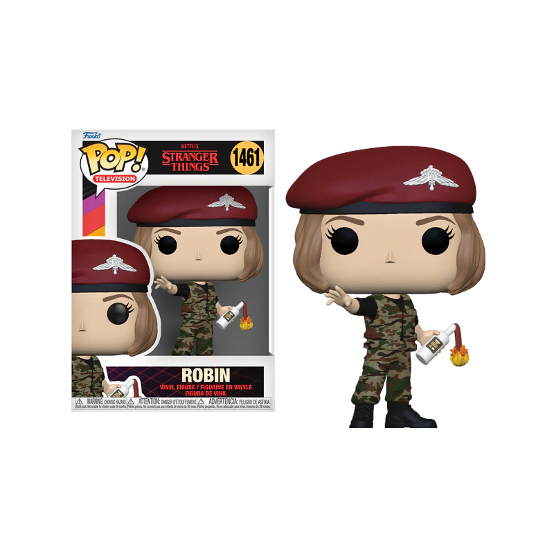 Stranger Things - 1461 Hunter Robin (with Cocktail) 9Cm Pop