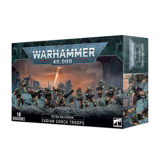 Cadian shock troops Warhammer
