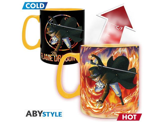 ABYSTYLE ONE PIECE - TAZZA TERMOSENSIBILE 460 ML - LUFFY & SABO