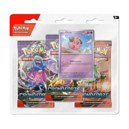 POKEMON - Blister 3 Bustine + 1 Card Scarlatto e Violetto Cronoforze - ITA TGC