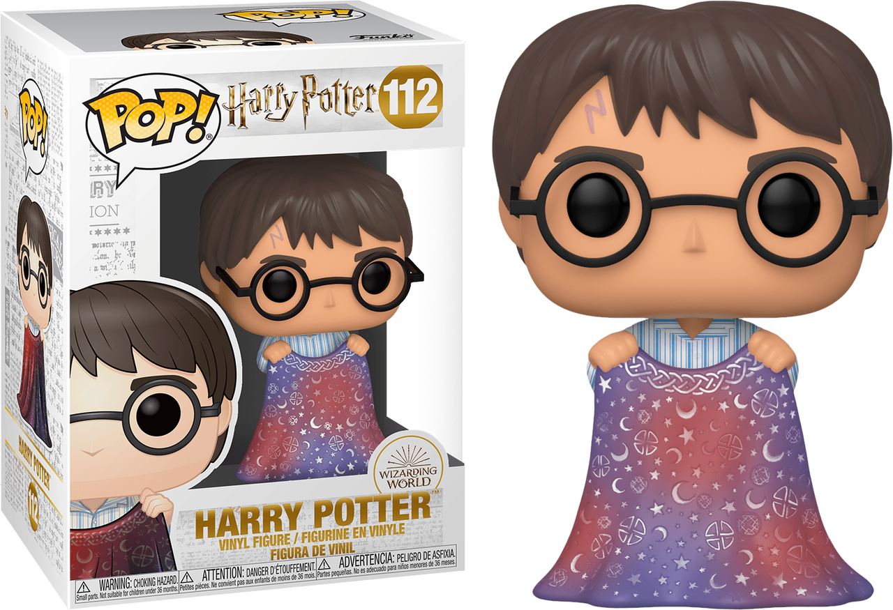 Harry Potter - 112 Harry w/Invisibility Cloak 9Cm Pop