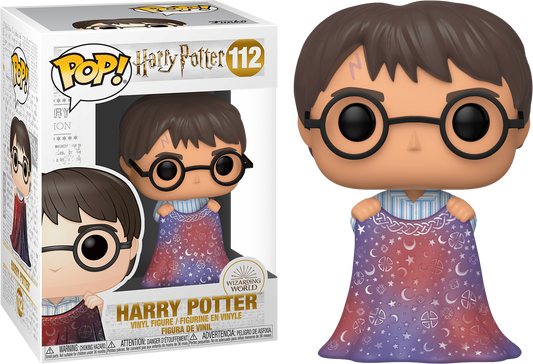 Harry Potter - 112 Harry w/Invisibility Cloak 9Cm Pop