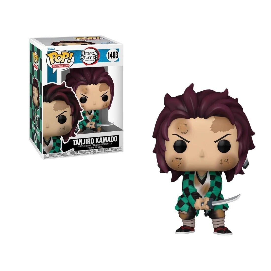 Demon Slayer - 1403 Tanjiro (Training) 9Cm Pop