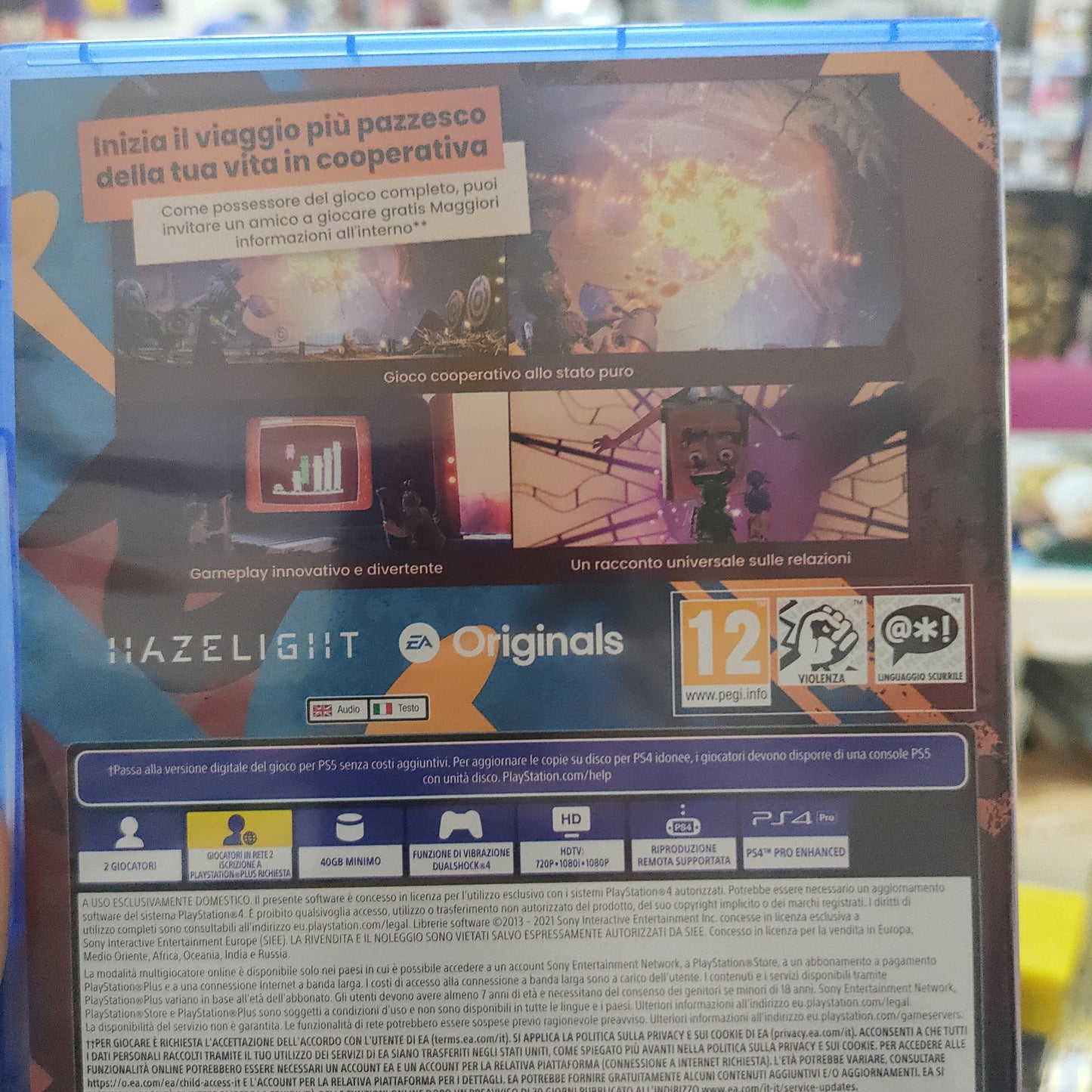 It takes 2 Ps4