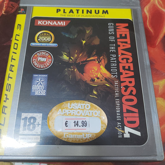 Metal Gear Solid  4 Ps3
