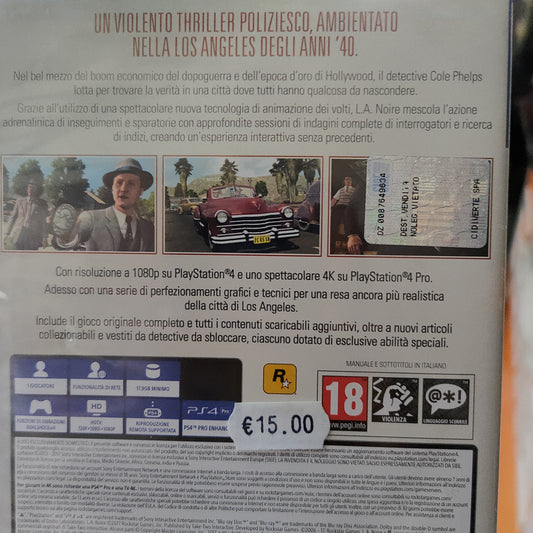 LA Noire Ps4
