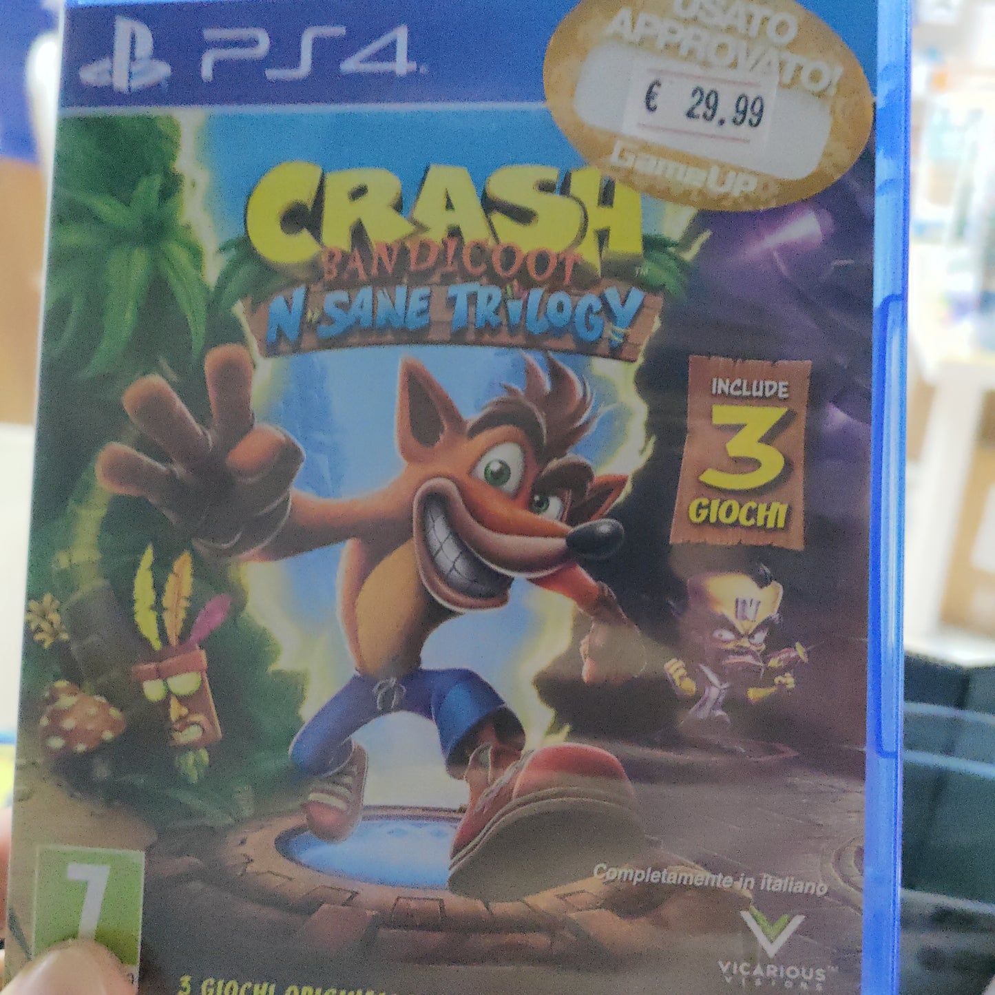 Crash Bandicoot Nsane trilogy Ps4