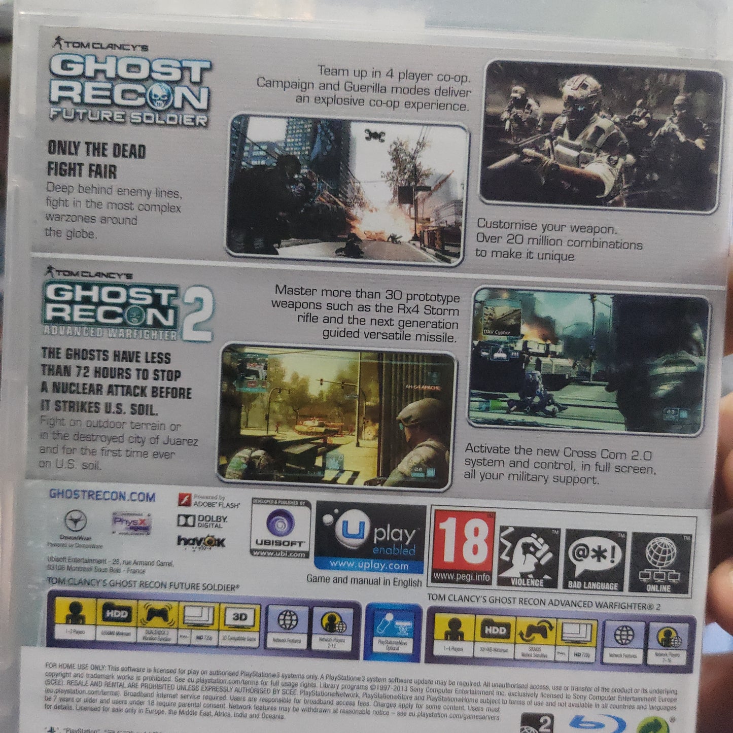 Ghost Recon + Ghost Recon 2 Ps3