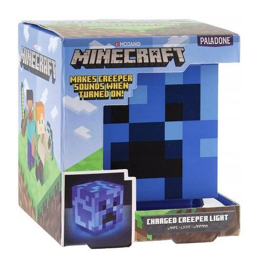 MINECRAFT CHARGED CREEPER LAMPADA