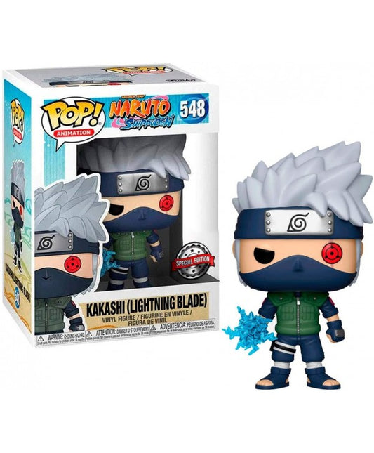 Naruto Shippuden - 548 Kakashi w/Lighting Blade (Exclusive) 9Cm Pop