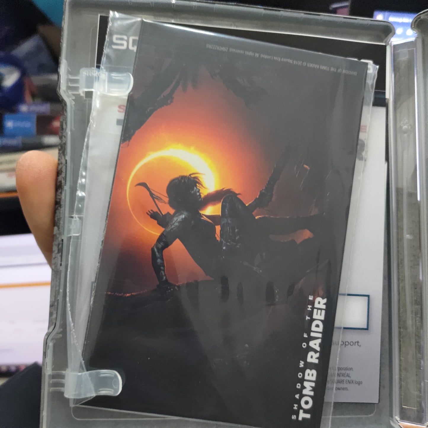 Shadow tomb raider steelbook Ps4