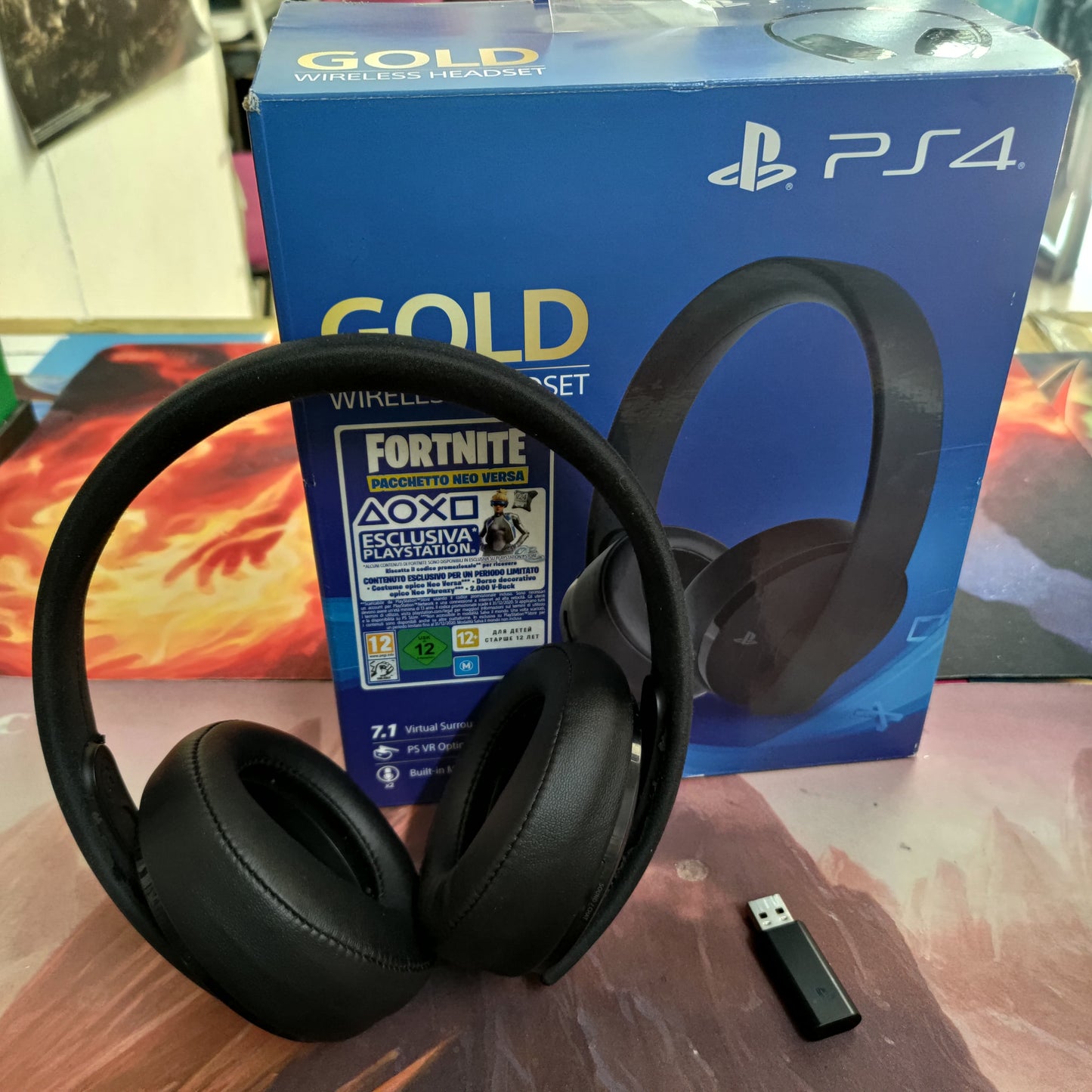 Cuffie gold originali ps4 ps5  Accessori