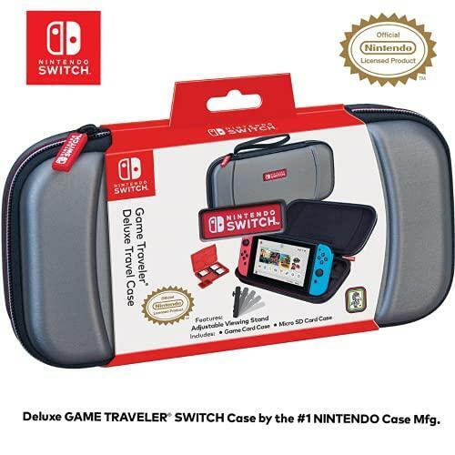 Nintendo Switch Lite Game Traveler Deluxe Case Grigia
